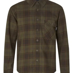 Seeland Hemd Glen Junior, Pine Green/Dark Navy Check Direkt Vom Hersteller
